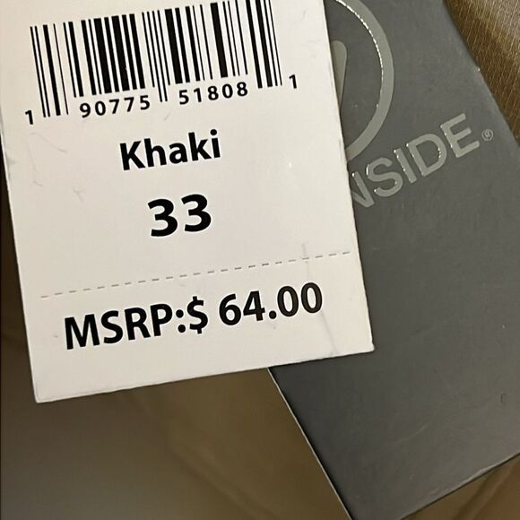 Burnside Men's Wrinkle-resistant Khaki Pants size 33 - Picture 5 of 6